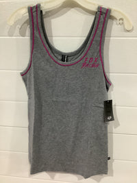 Load image into Gallery viewer, FOX RACING WOMEN&#39;S LAPPED TANK HTR GRAPH
