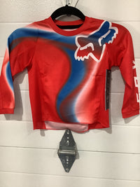 Load image into Gallery viewer, FOX KIDS 180 TOXSYK JERSEY FLO RED
