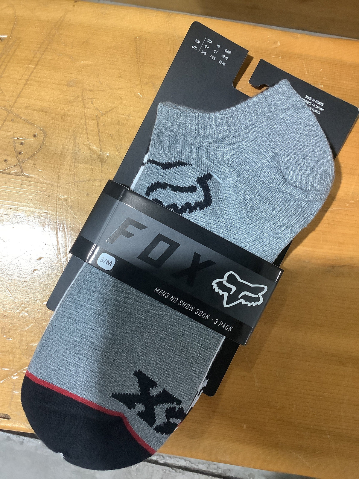 FOX NO SHOW SOCK 3PACK MISC