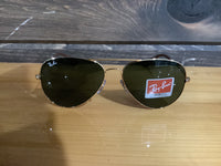 Load image into Gallery viewer, RAY BAN AVIATOR ARISTA W/DARK GREEN
