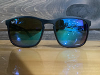 Load image into Gallery viewer, RAY BAN RB4264 MATTE BLACK GREEN MIRROR BLUE
