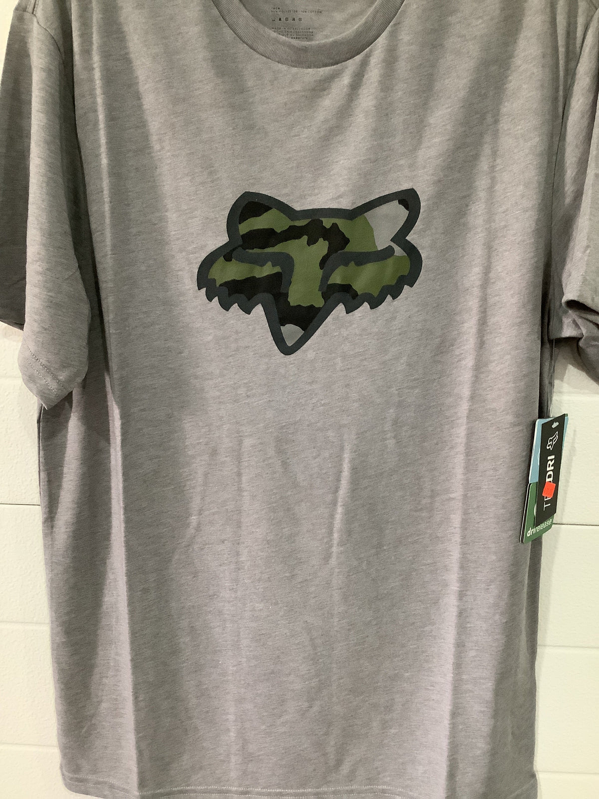 FOX PREDATOR SS TECH TEE HTR GRAPH