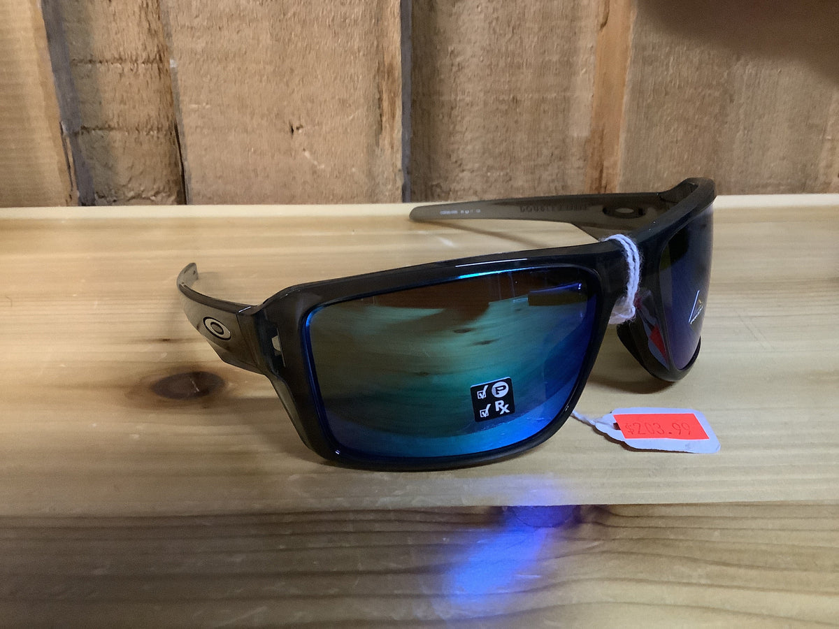 DOUBLE EDGE GREY SMOKE PRIZM SAPPHIRE IRIDIUM POLARIZED