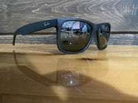 Load image into Gallery viewer, RAY BAN JUSTIN RUBBER GREY ON CLEAR GREY/GREY MIRROR SILVER GRADIENT
