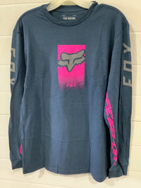 Load image into Gallery viewer, FOX DIER LS TEE DARK INDIGO
