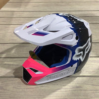 Load image into Gallery viewer, FOX V1 HORYZN HELMET BLACK/WHITE
