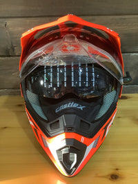 Load image into Gallery viewer, CASTLE X EL CX200 D/S WRATH MATTE/FLO ORANGE
