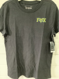 Load image into Gallery viewer, FOX RACING WOMEN&#39;S US MOTOCROSS TEAM SS TEE BLACK
