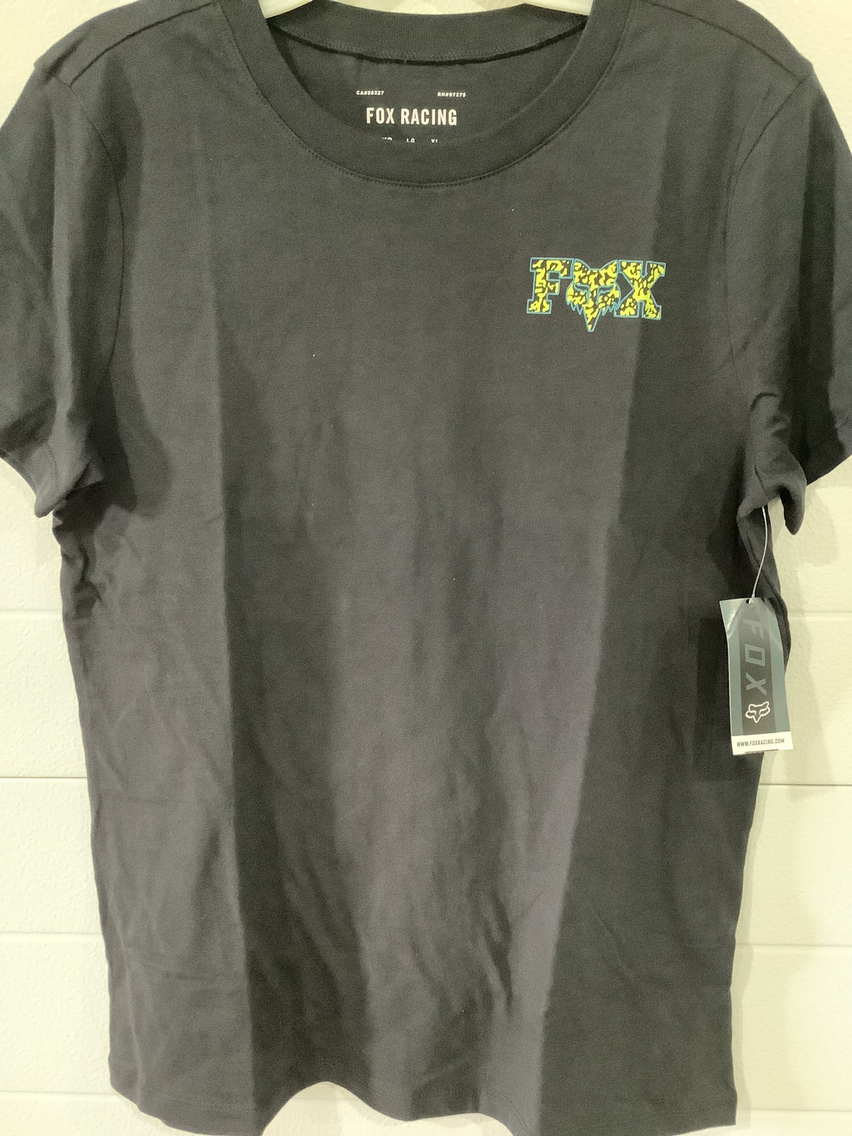 FOX W US MOTOCROSS TEAM SS TEE BLACK