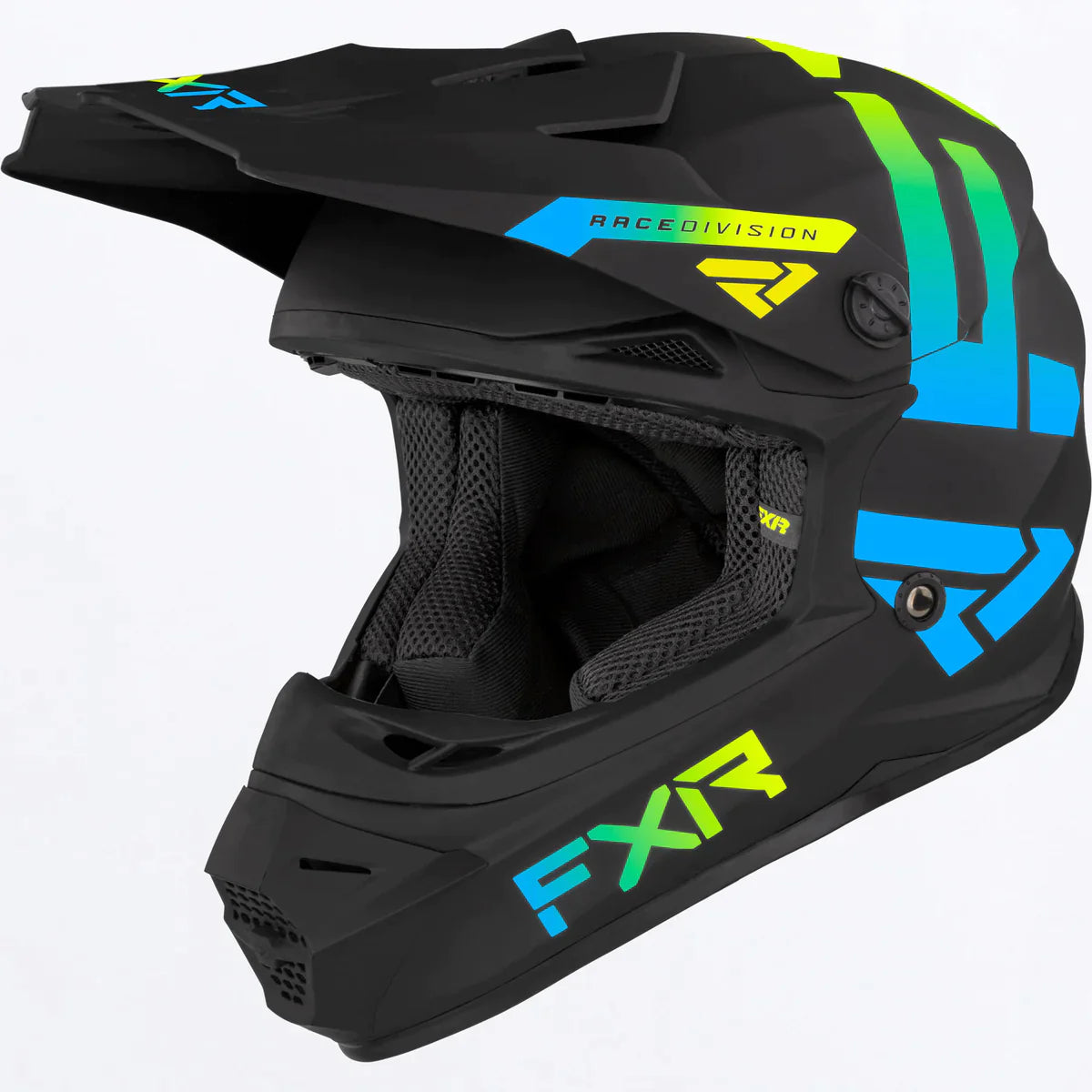 FXR Youth Legion Helmet Blue Hivis