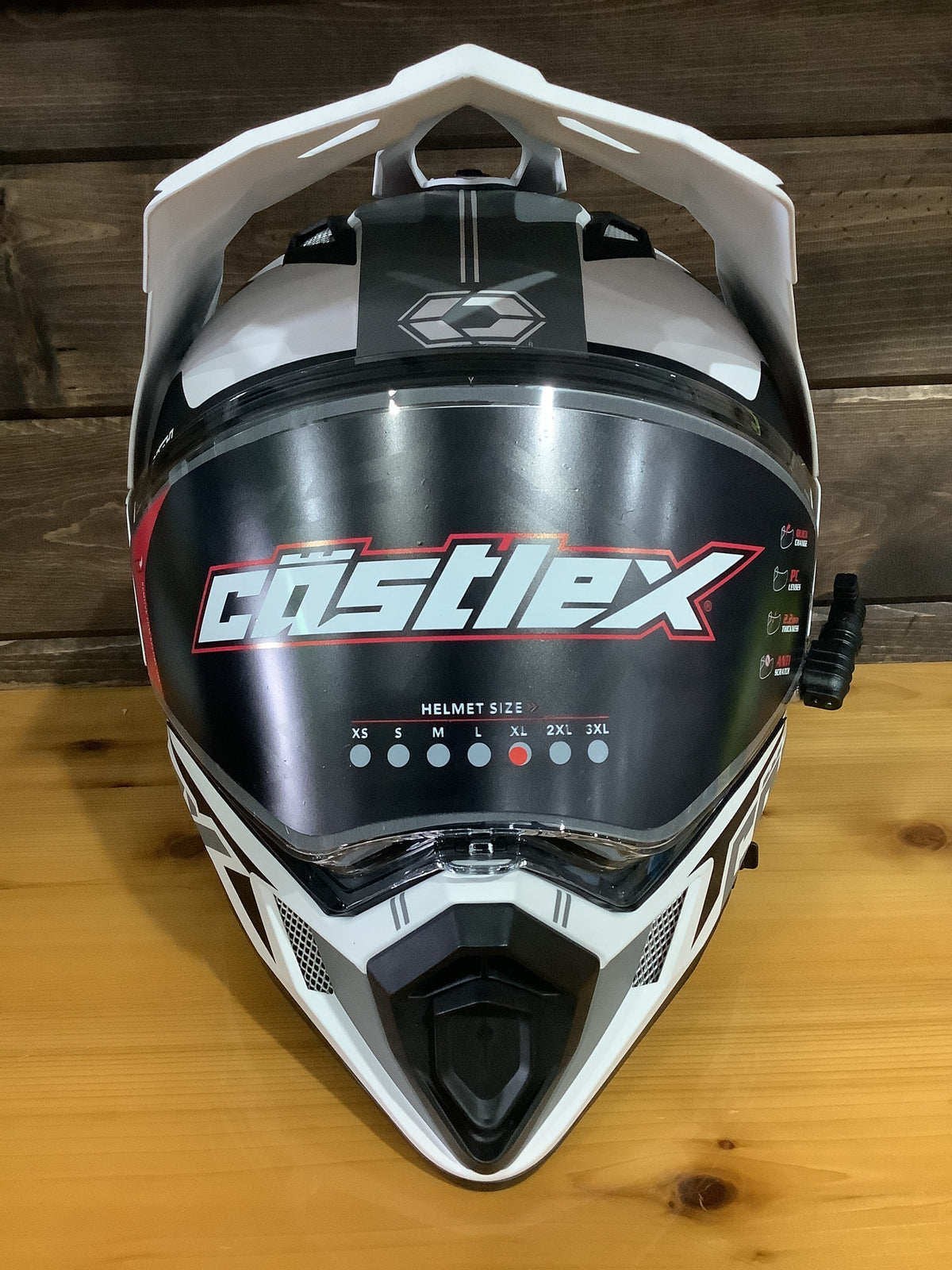 CASTLE X EL CX D/S WRATH MATTE/WHITE