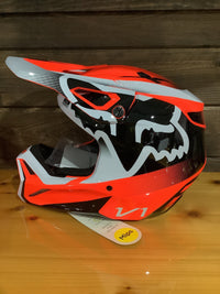 Load image into Gallery viewer, FOX V1 LEED HELMET FLO ORANGE
