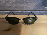 Load image into Gallery viewer, RAY BAN CLUBMASTER BLACK G-15 GREEN
