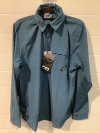 Load image into Gallery viewer, FXR M BREEZE PERFORMANCE UPF LONGSLEEVE SHIRT DARK STEEL
