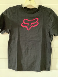 Load image into Gallery viewer, FOX YOUTH LEGACY SS TEE BLACK/PINK
