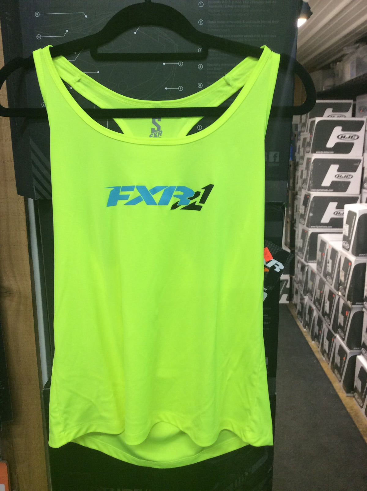 FXR MEN'S Infinite Active Tank Hi-VIs/Aqua