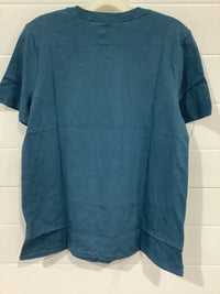 Load image into Gallery viewer, FOX PALMS SS TOP DARK INDIGO
