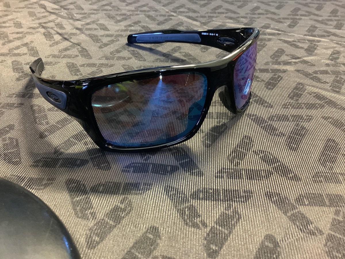 Oakley Turbine Polished Black Prizm Deep Water Polarized