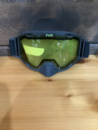 Load image into Gallery viewer, FXR MAVERICK GOGGLE BLACK CHARCOAL HIVIS

