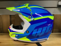 Load image into Gallery viewer, HJC Bator MC3H Neon Green Blue White
