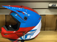 Load image into Gallery viewer, Fly Racing Kinetic Straight Edge Red/White/Blue 2X
