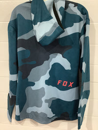 Load image into Gallery viewer, FOX RANGER TECH FLEECE JACKET BLUE CAMO
