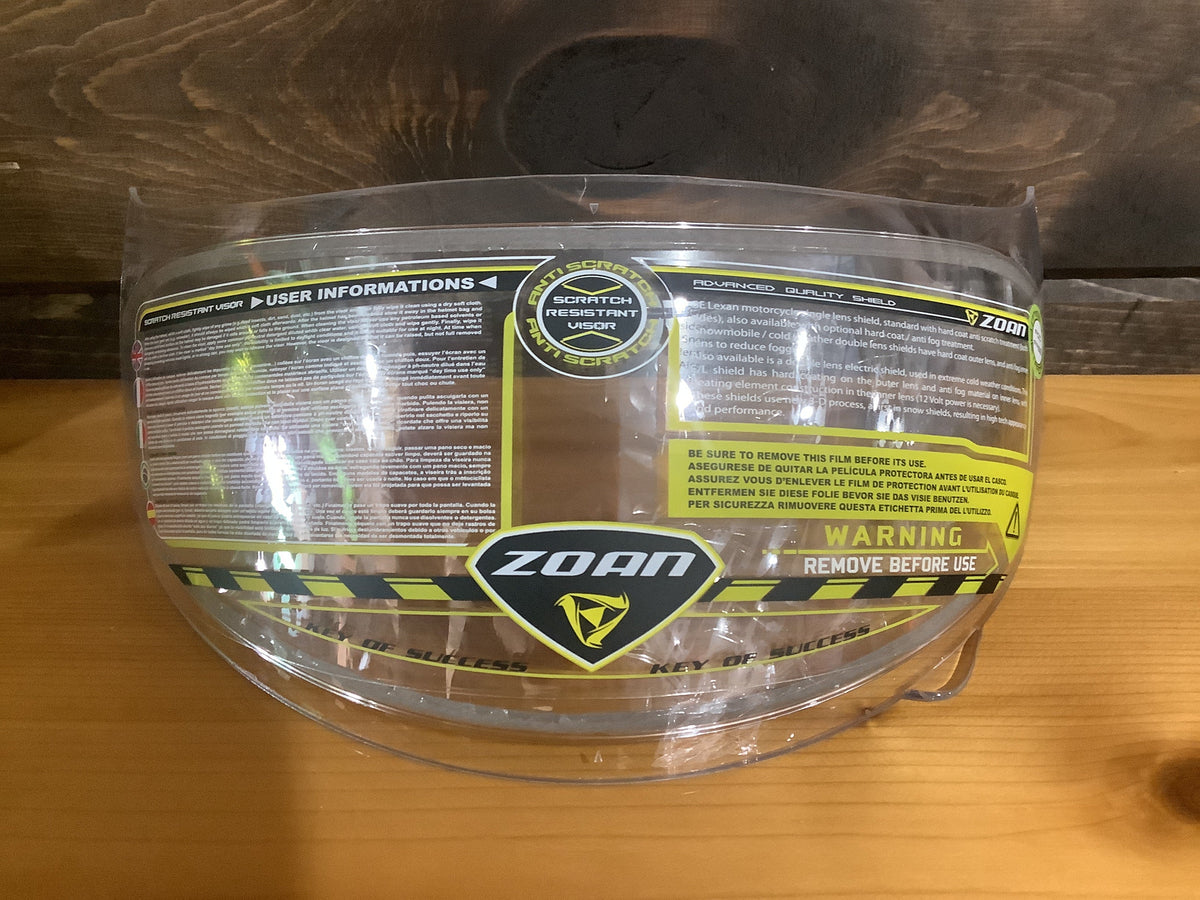 ZOAN COYOTE/GOLIATH D/L DOUBLE LENS CLEAR SNOW SHIELD