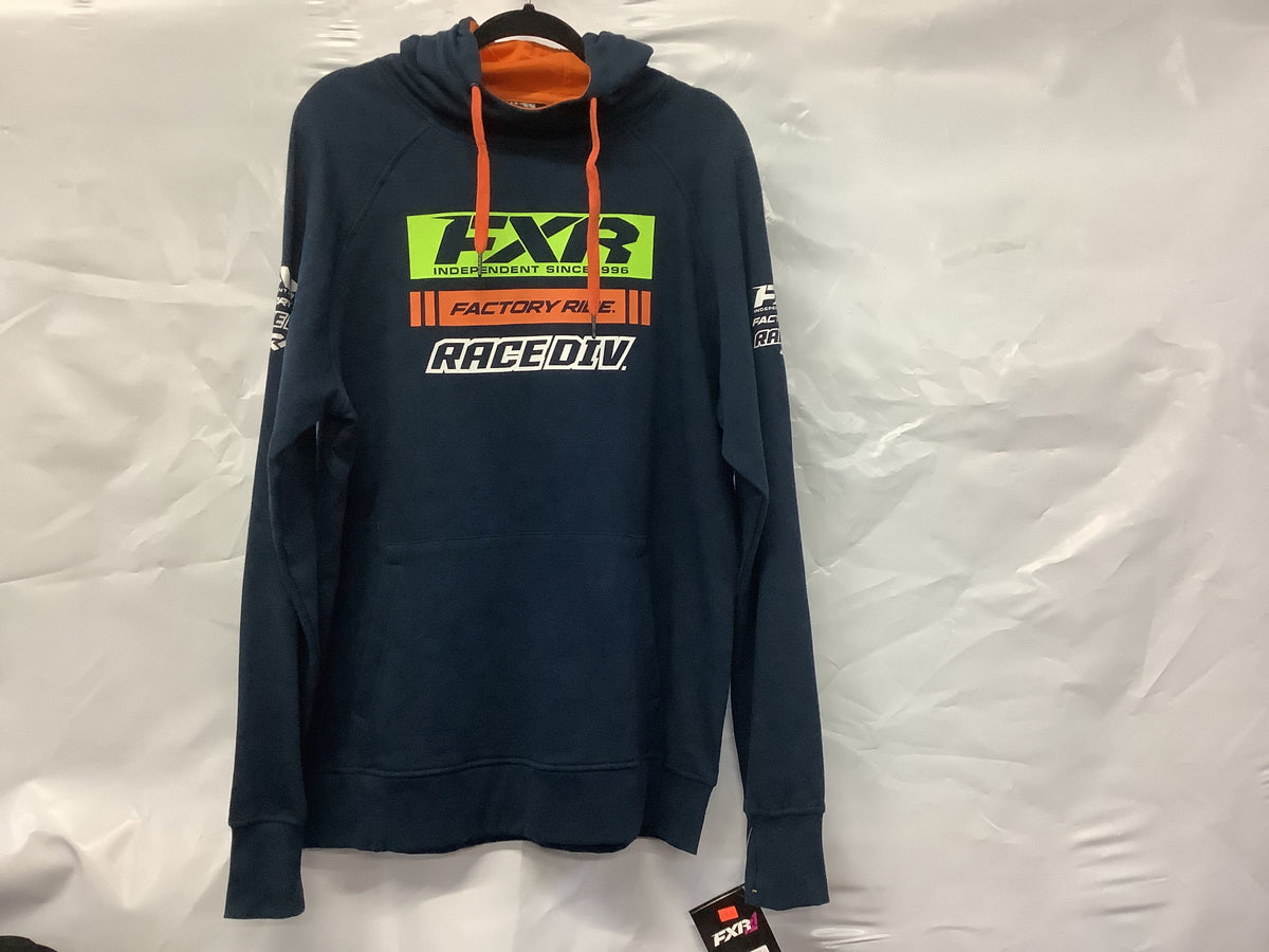 FXR Women's Race Division Pullover Hoodie Navy/Orange