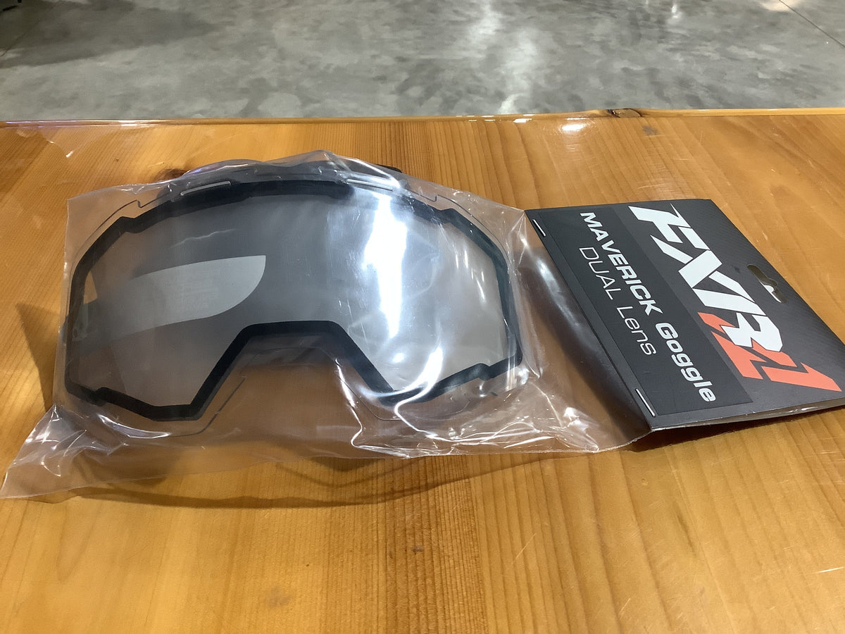 FXR MAVERICK GOGGLE DUAL-LENS CLEAR