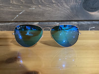 Load image into Gallery viewer, RAY BAN AVIATOR LARGE METAL MATTE ARISTA BLUE MIRROR
