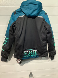 Load image into Gallery viewer, FXR WOMEN&#39;S RRX JACKET BLACK/OCEAN/MINT FADE

