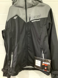 Load image into Gallery viewer, FXR M RENEGADE SOFTSHELL JACKET BLACK/GREY HEATHER
