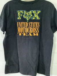 Load image into Gallery viewer, FOX RACING WOMEN&#39;S US MOTOCROSS TEAM SS TEE BLACK
