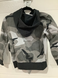 Load image into Gallery viewer, FOX YOUTH BNKR ZIP FLEECE BLACK CAMO
