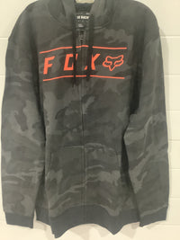 Load image into Gallery viewer, FOX PINNACLE CAMO ZIP FLEECE BLACK CAMO

