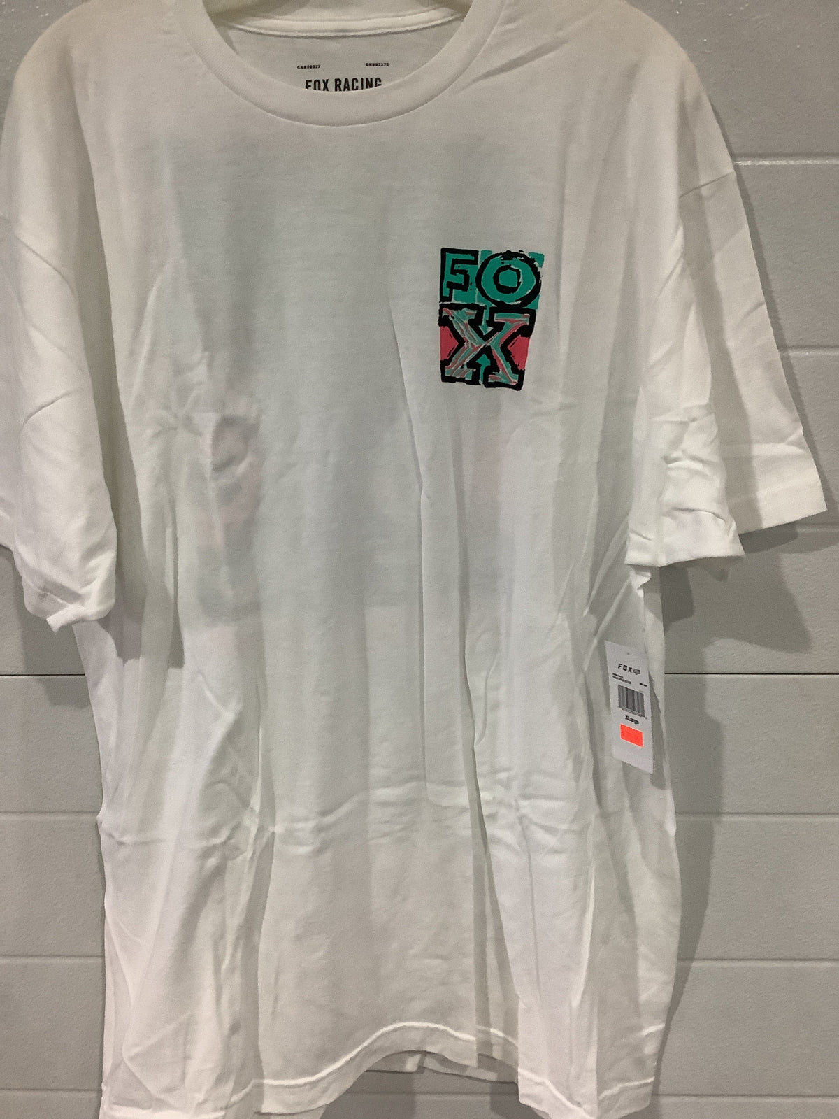 FOX FULL CIRCLES SS TEE OPT WHITE