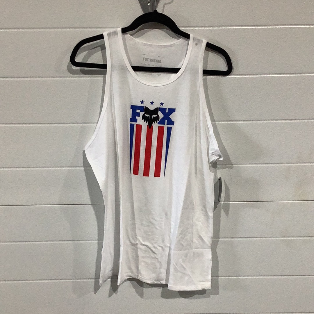 FOX UNITY RACERBACK TANK WHITE