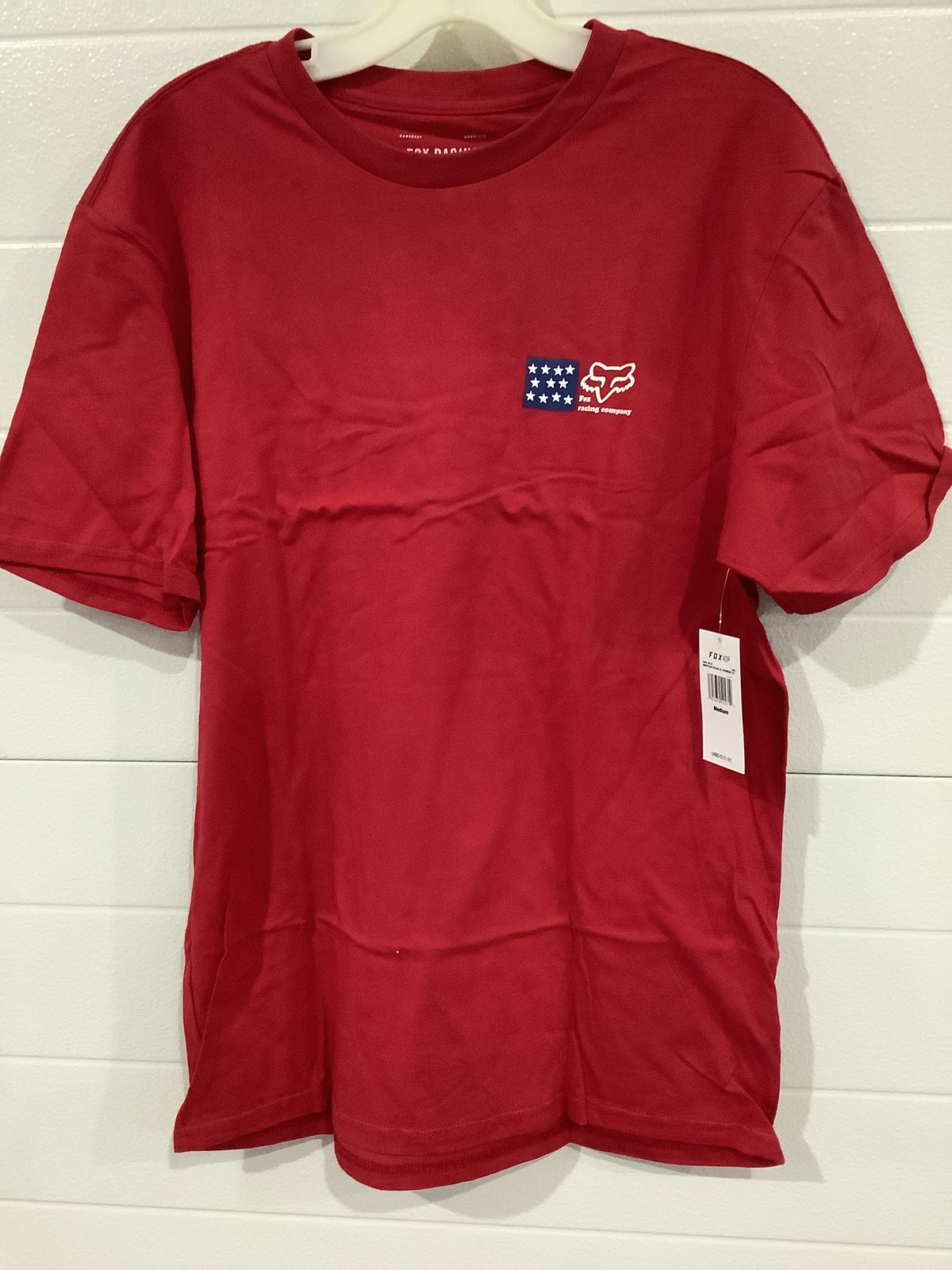 FOX AMERICAN DREAM SS PREMIUM TEE CHILI