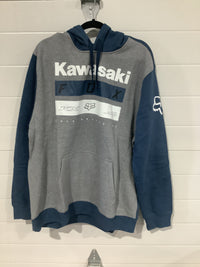 Load image into Gallery viewer, FOX KAWI STRIPES PO FLEECE DARK INDIGO
