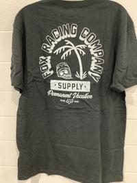 Load image into Gallery viewer, FOX CAST AWAY SS POCKET PREMIUM TEE BLACK VINYL
