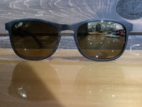 Load image into Gallery viewer, RAY BAN RB4263 CHROMANCE MATTE HAVANA W/BROWN MIRROR GOLD GRADIENT

