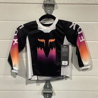 Load image into Gallery viewer, FOX KIDS GIRLS 180 FLORA JERSEY BLK/PNK
