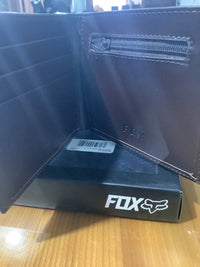 Load image into Gallery viewer, FOX BIFOLD LEATHER WALLET BROWN
