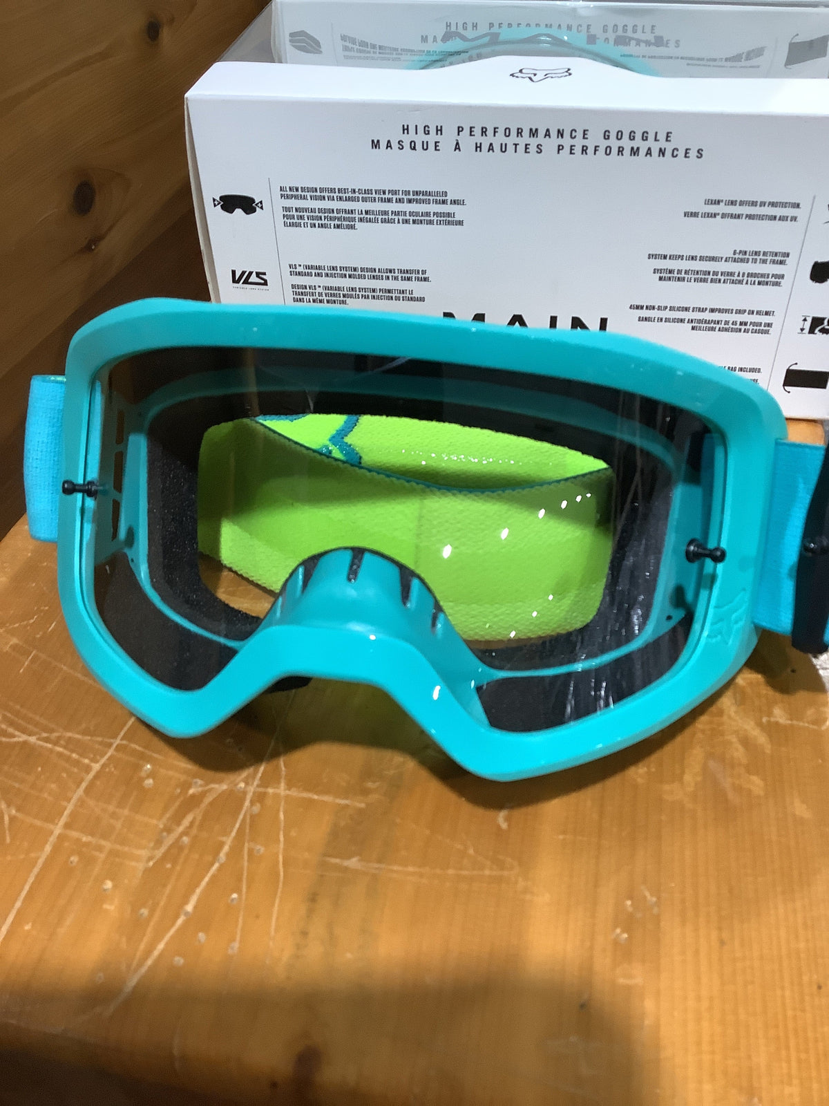 FOX MAIN STRAY GOGGLE TEAL