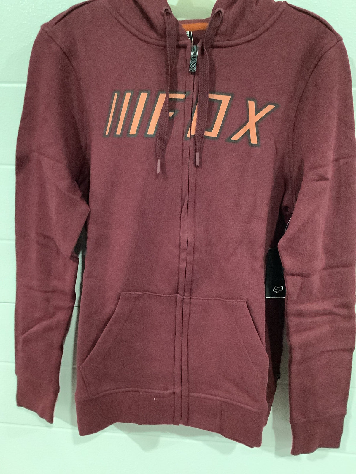 FOX BREAK CHECK ZIP FLEECE CRANBERRY