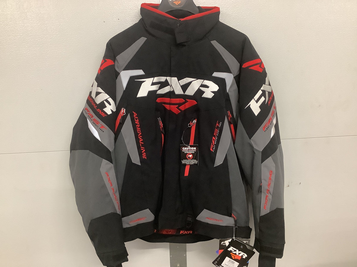 M Adrenaline Jacket 18-Black/Char/Grey/Red-XL