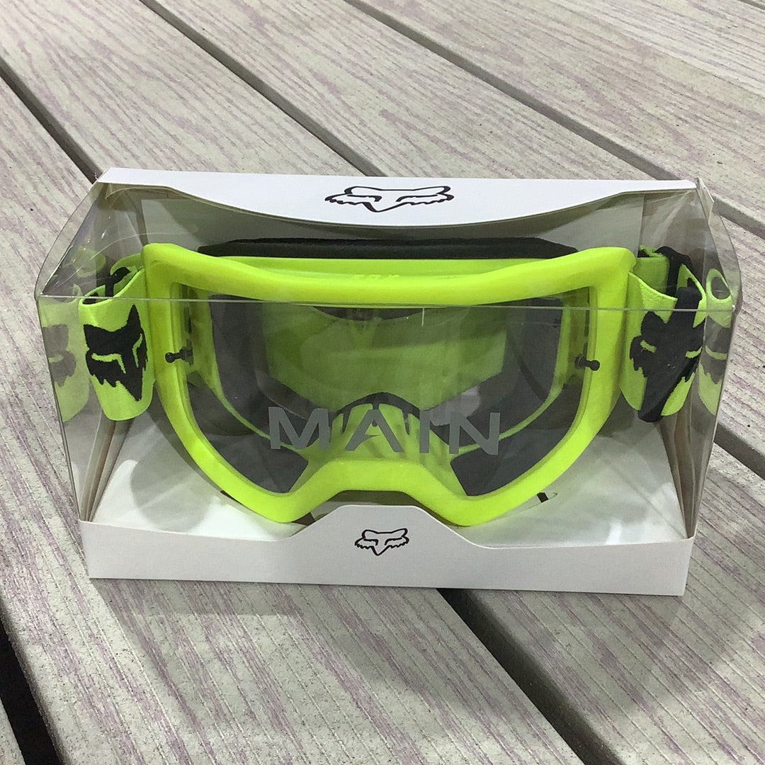 FOX MAIN CORE GOGGLE FLO YLW