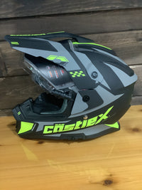 Load image into Gallery viewer, CASTLE X EL CX200 D/S WRATH MATTE/HIVIS
