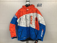 Load image into Gallery viewer, FXR Squadron Jacket Orange/Blue/White/Digital 3XL

