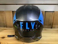 Load image into Gallery viewer, Fly Kinetic Straight Edge Blue/Grey/Black YTH SM
